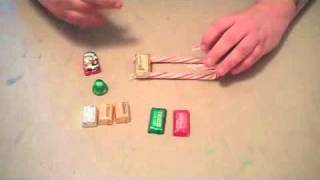 How To Make A Candy Cane Sleigh for Christmas