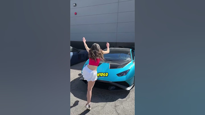 Cô gái nhảy trên chiếc Lamborghini và cái kết #sieuxe #shorts