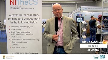 Nick Bradshaw founder of AI Media who run AI Expo Africa was at the World Science Forum