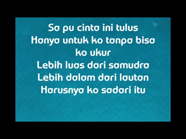 Sa Pu Cinta Cuma Ko (Lirik) oleh Mario G. Klau (Cover) || pop || dangdut || keroncong || dll class=