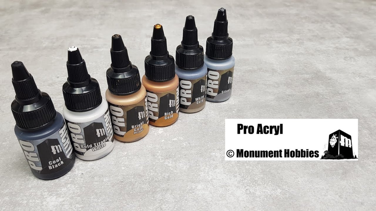 Monument Hobbies Pro Acryl Paints 