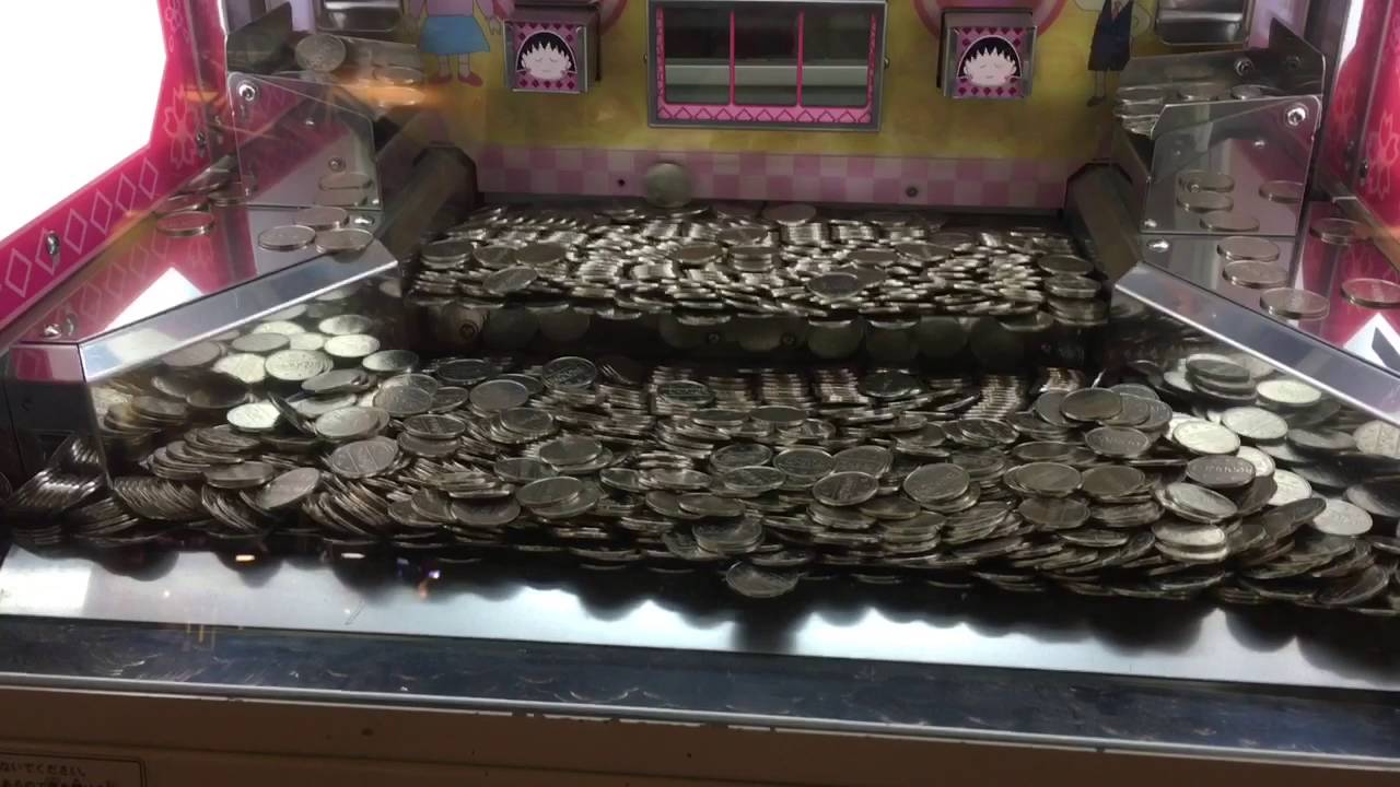 ラウンドワンで3000枚突っ込んだらプッシャーが死んだ 【メダルゲーム】 Japanese coin game