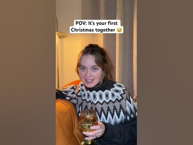 Your first Christmas together be like… 😅 #comedy #christmas