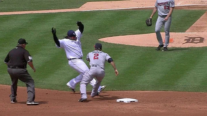 MIN@DET: Thomas makes a nice play to retire Fielder