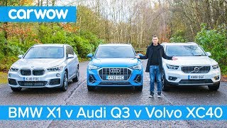 Audi Q3 vs BMW X1 vs Volvo XC40  which is the best posh small SUV?