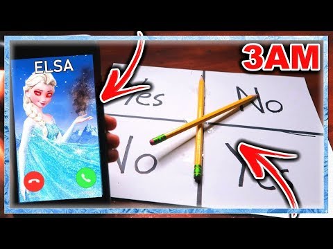 DO NOT PLAY CHARLIE CHARLIE WHEN CALLING ELSA (FROM FROZEN 2) AT 3AM!! *THIS IS WHY*