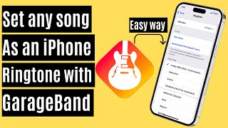 Set any song as an iPhone ringtone with GarageBand (iOS 17) [Easy Method] Resimi