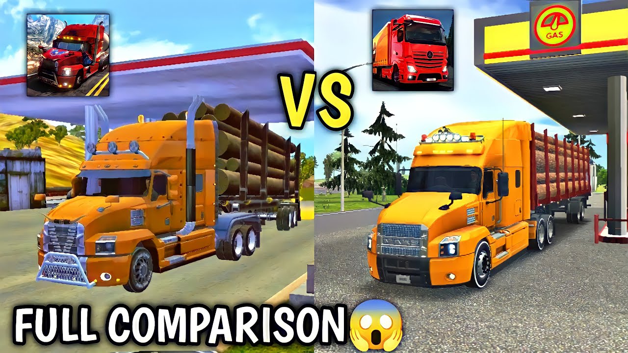 🚚Best Comparison Between Truck Simulator USA Evolution And Truck Simulator Ultimate 🏕| Android & iOS
