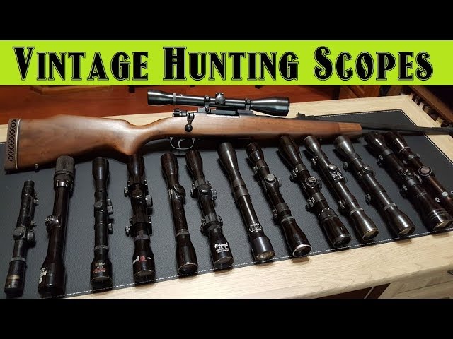 Vintage hunting scopes: the most complete review ever