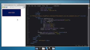 How to Create a Color Clock Using HTML, CSS and JavaScript