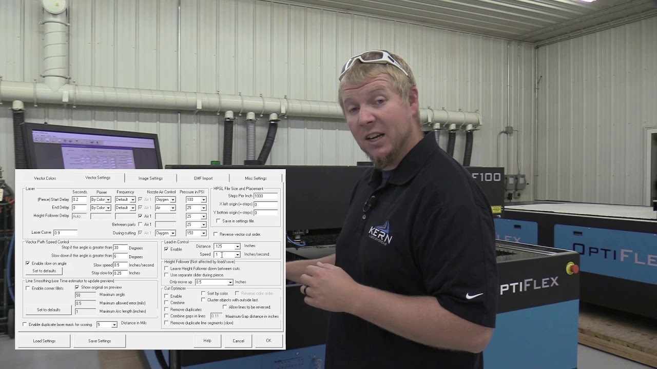 Lead-In Control - KCAM - Kern Laser Systems - YouTube