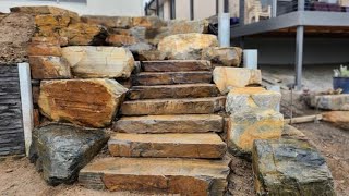 Stone staircase installed in Encounter Bay