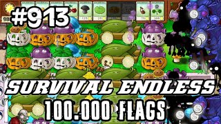 Plants vs Zombies Survival Endless 100000 Flags Part 913 | 18240 - 18260 Flags