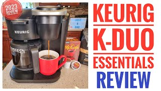 2023 Keurig K-Duo Essentials 12 Cup Coffee Maker and K-Cup Single Serve Machine REVIEW