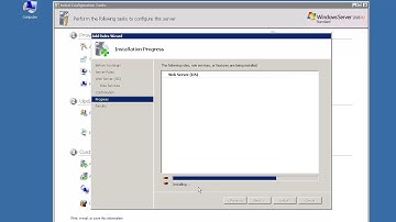 IIS Installation Windows 2008 R2