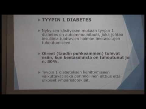 Diabetes - ennaltaehkäisy ja hoito.