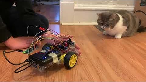 距離センサーを使った車