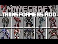 Minecraft TRANSFORMERS MOD / FIGHT AND TRANSFORM IN TO TRANSFORMERS!! Minecraft