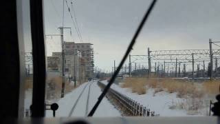 EV-E801系一番列車 前面展望 Part.1(秋田~土崎)