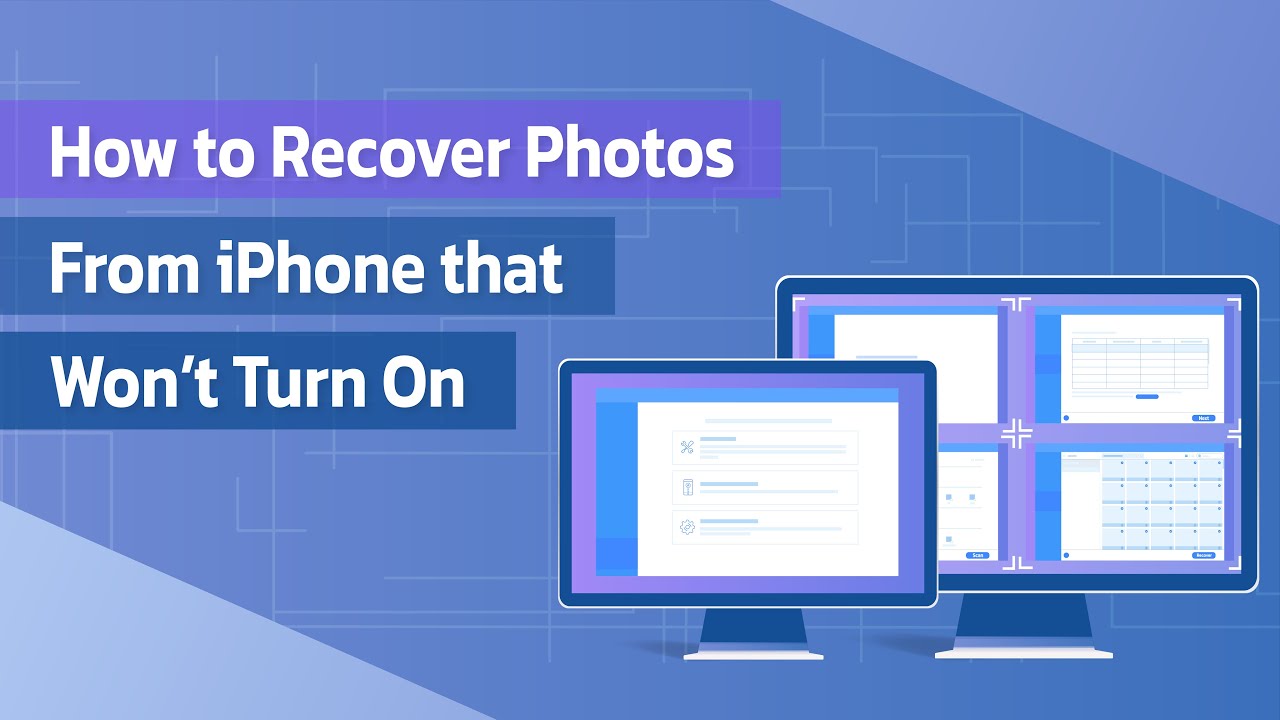 Can I retrieve photos from iPhone that won't turn on?