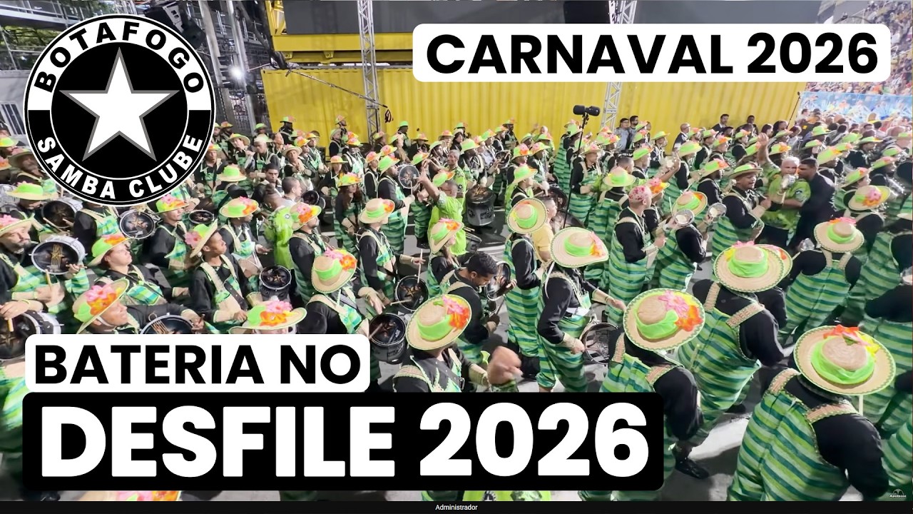 BOTAFOGO SAMBA CLUBE 2026 - 4K | DESFILE OFICIAL | SAMBA AO VIVO #DESFILESP26 #SERIEOURO26