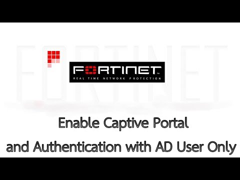 Fortigate Firewall 5.6 Enable captive portal and authentication with AD user only