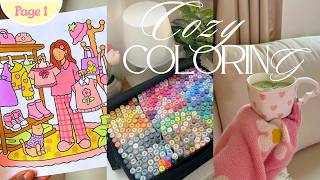Color With Me 🎀👗 Girl Moments Vol 1: Cozy Outfit 🌷🖌️✨