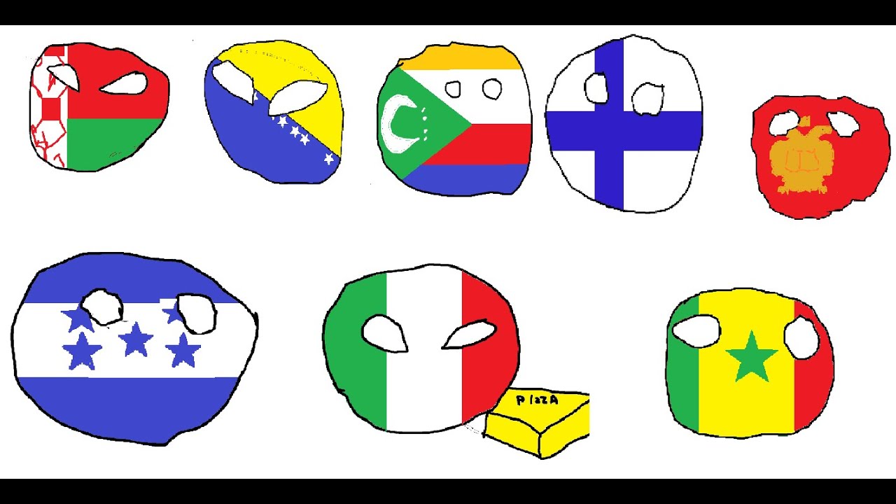 Drawing Countryballs From MEMORY part 2