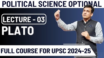 LECTURE- 3 POLITICAL SCIENCE (UPSC) 2024-25 ! FREE COURSE UPSC 2024-25 Best PSIR optional for UPSC
