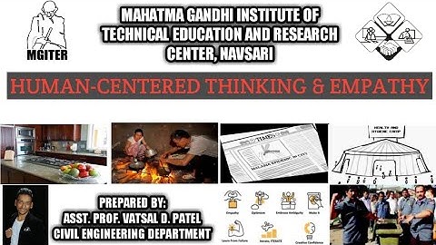 HUMAN-CENTERED THINKING & EMPATHY ~ GTU : Contributor Personality Development Program (3160002)