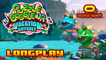 Puzzle Bobble VR - (Oculus Quest) - No Commentary Longplay (High Quality 60 Fps)