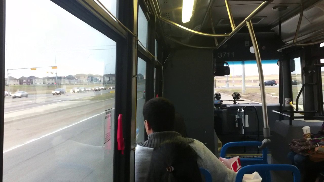 Airdrie Transit Express Bus Ride [ICE Route 900] 2011 Novabus LFS