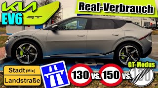 2024 Kia EV6 GT - REAL-VERBRAUCH - Test Reichweite Ladeverluste Review Daten deutsch