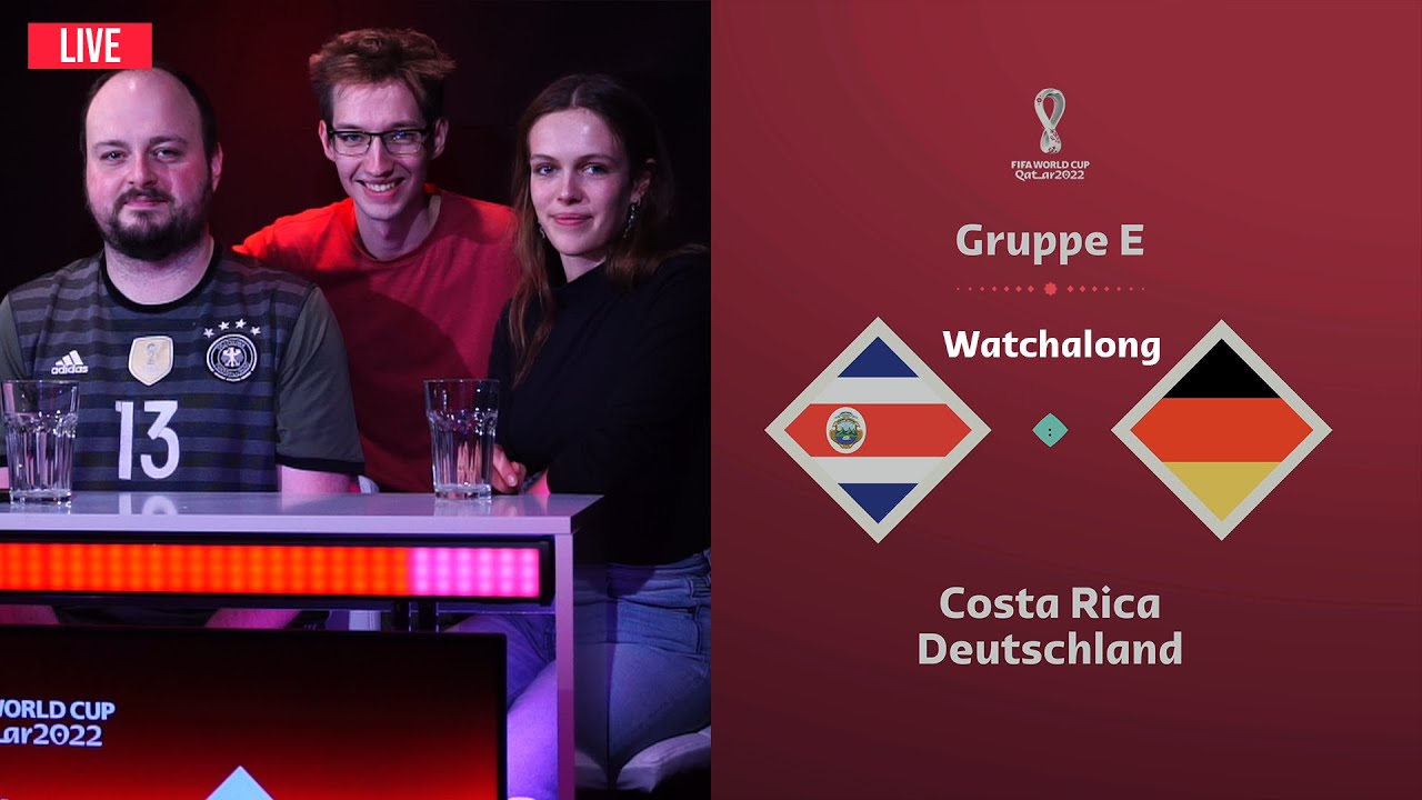 Deutschland scheidet WM aus! Watchalong Deutschland vs Costa Rica LIVE WM 2022