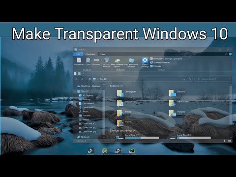 Video: How To Make The Browser Window Transparent