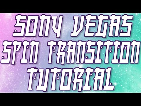 Sony Vegas 13 - Anime Spin Transition Tutorial