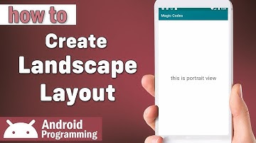 how to create different layouts for different orientations in android