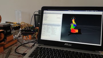 A simple ROS control demo by small robotic arm