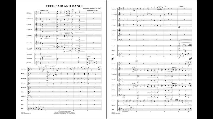 Celtic Air and Dance arranged by Michael Sweeney