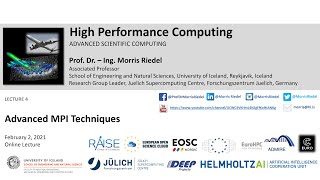 2021 High Performance Computing Lecture 4 Advanced MPI Techniques Part1 💻