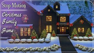 🎄The Sims 4 | Christmas Big Family Home❄️ | Stop Motion Build   Tour | No CC