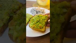 Starting the day with fresh avocado toast, dragon fruit, and a heavy sprinkle of black paper.#viral