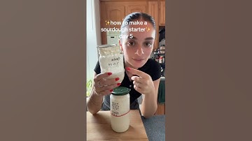 HOW TO MAKE A SOURDOUGH STARTER FROM✨ SCRATCH ✨ (day five) #sourdoughstarter #sourdough