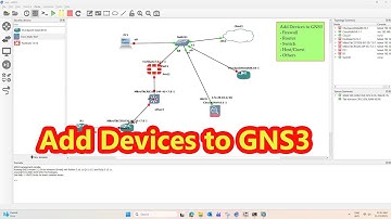 how to add devices to gns3