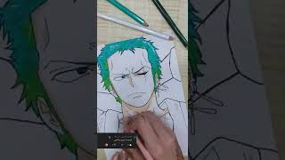 زورو من ون بيس (One piece)☠️.     رسم anime artwork art زورو ون_بيس one_piece zoro zorro