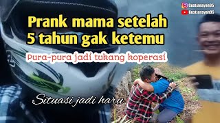 PRANK ORANG TUA SETELAH 5 TAHUN MERANTAU, PULANG TANPA SEPENGETAHUAN MAMA PURA2 JDI TUKANG KOPERASI😆