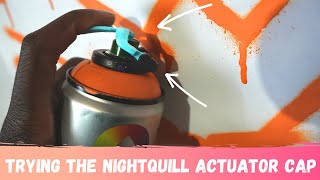 Reviewing The Night Quill actuator cap for spray paint