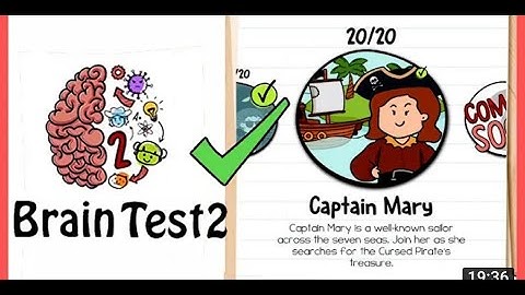 Brain Test 2 Tricky Stories Captain Mary All Level 1-20 Solution Walkthrough