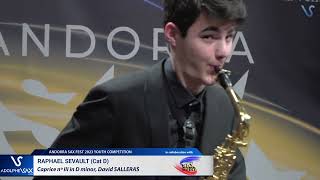 ANDORRA SAX FEST 2023: Raphael Servault plays Capricho nºIII, David SALLERAS