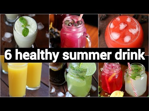 6-healthy-summer-drinks-recipes-|-गर्मी-की-6-ठंडी-ड्रिंक-रेसिपीज-|-6-summer-juice-recipes-|